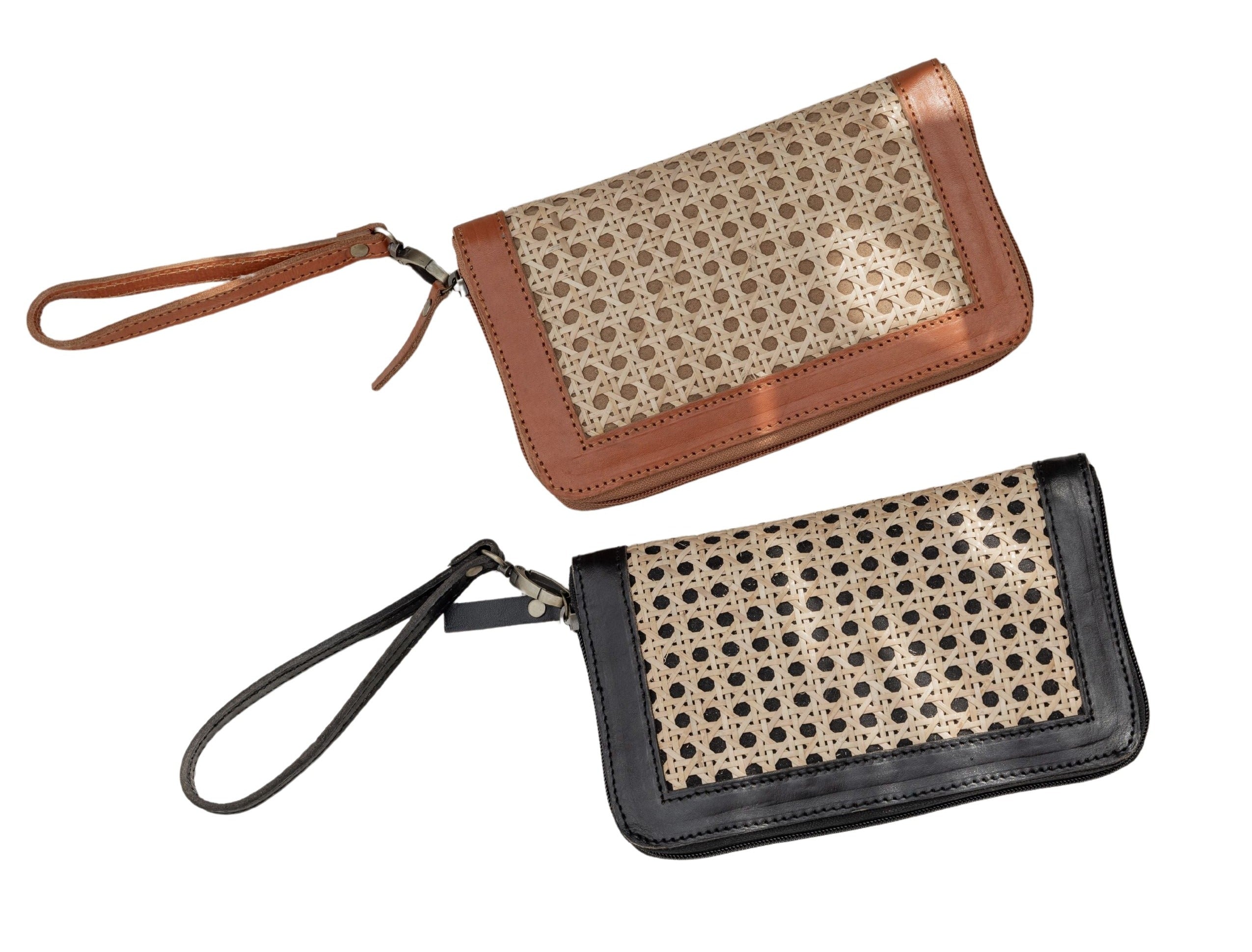 Raja Leather and Cane Wallet