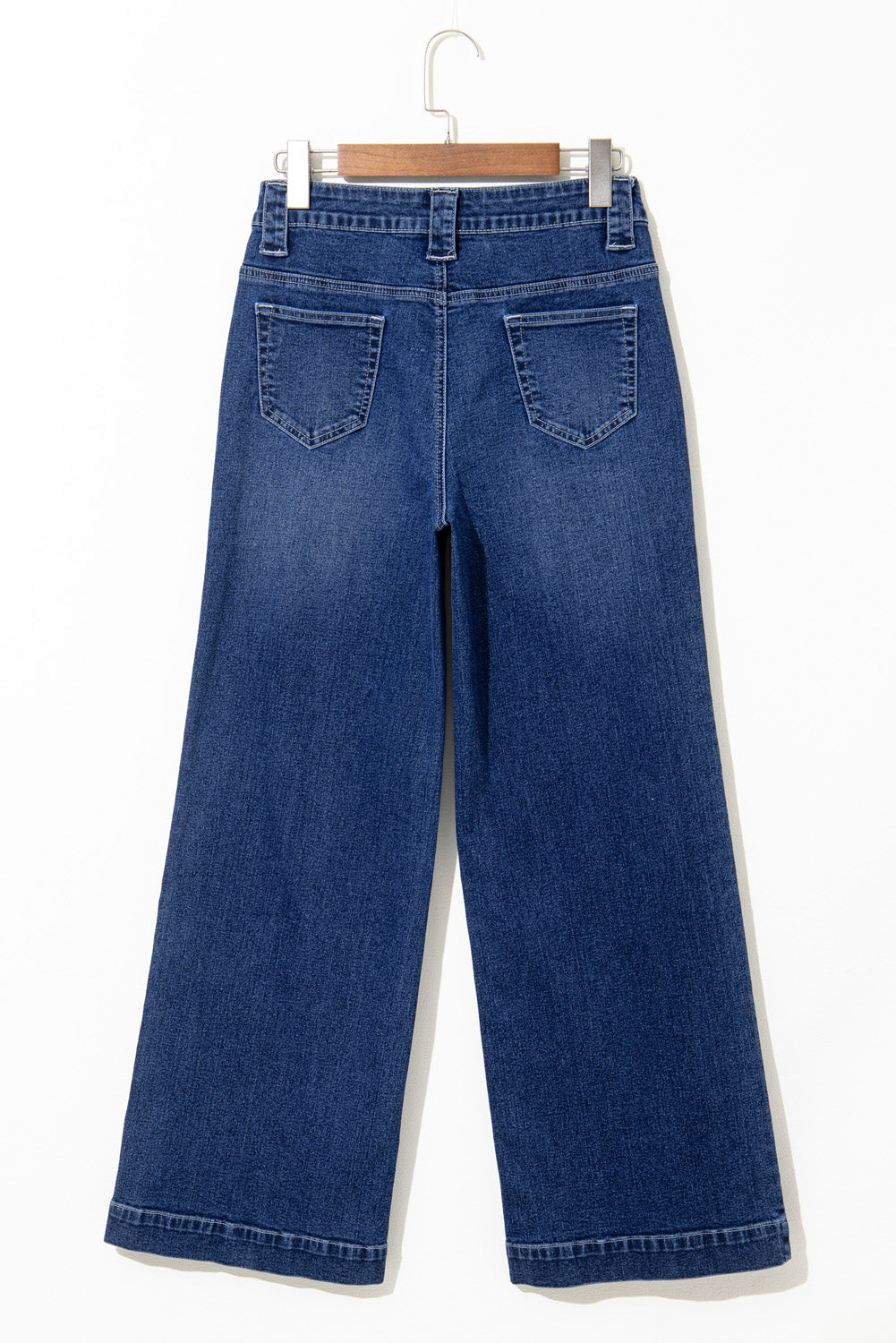Victoria Wide Leg Pocketed High Waist Jeans