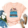 Floral Typewriter T-shirt