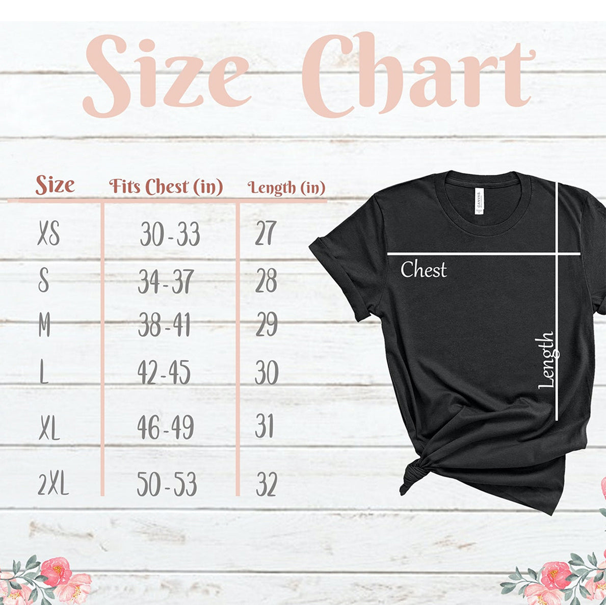 Floral Typewriter T-shirt